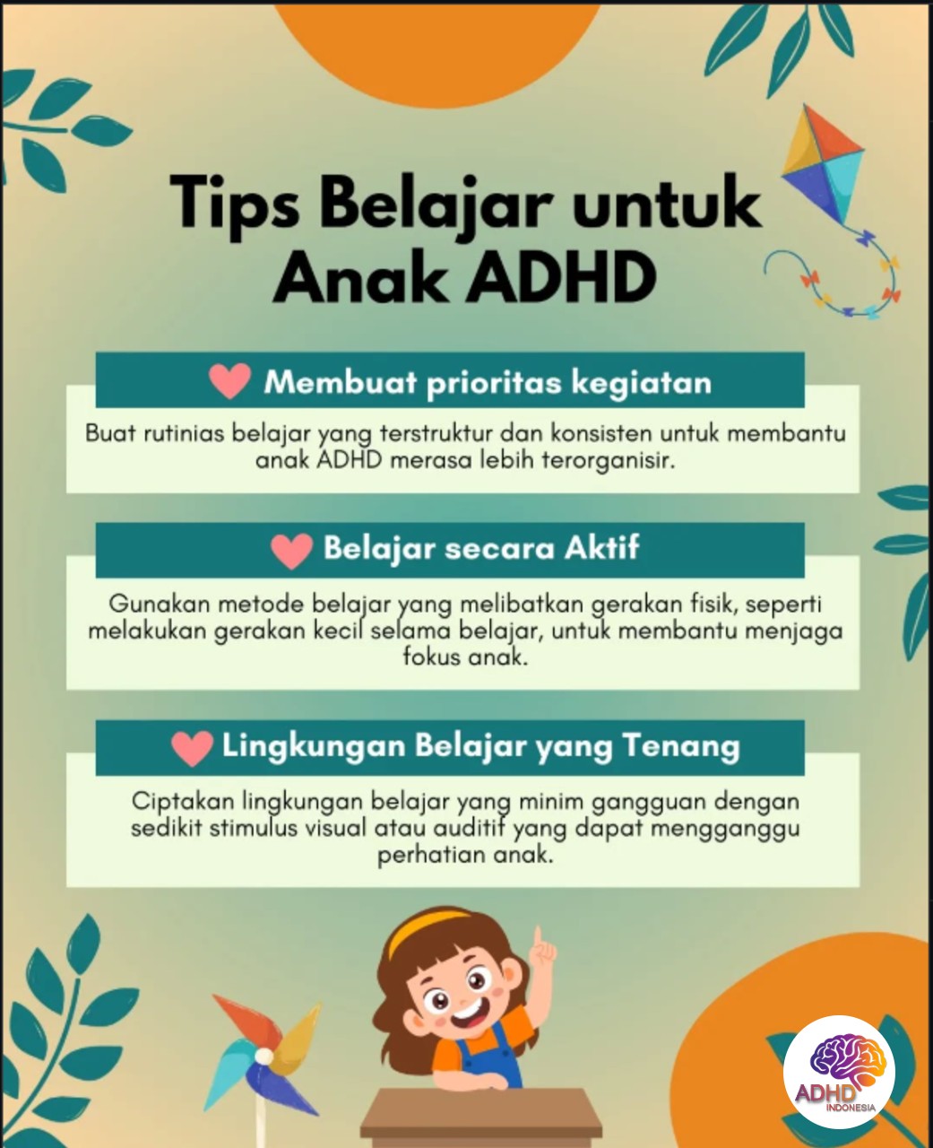 Strategi Belajar yang Cocok untuk Anak ADHD di Kabupaten Barru
